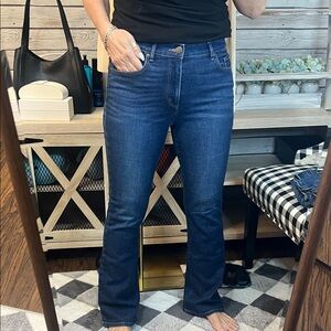 LOFT Women's Classic Blue Boot Cut medium weight Jeans